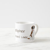 Saint Bernard Design - Gepersonaliseerd Espresso Kop (Voorkant rechts)