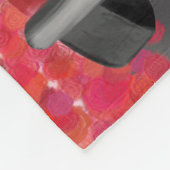 Saint Bernard Dog-auto met hart Valentijnse Fleece Deken (Hoek)