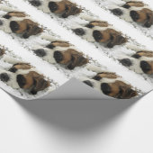 Saint Bernard Dog Cadeaupapier (Hoek)