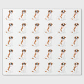 Saint Bernard Dog Cadeaupapier (Vlak)
