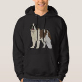 Saint Bernard Dog Hoodie (Voorkant)