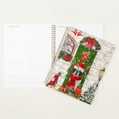 Saint Bernard Dog Kerstmis Planner (Display)