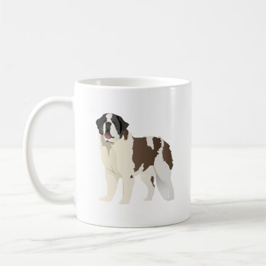 Saint Bernard Dog Koffiemok (Links)