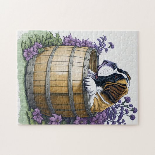 Saint Bernard Dog Legpuzzel (Horizontaal)