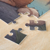 Saint Bernard dog Legpuzzel (Zijkant)