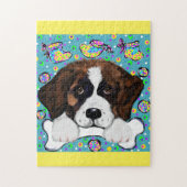 SAINT BERNARD DOG LEGPUZZEL (Verticaal)