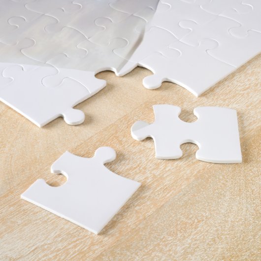 Saint Bernard Dog met harten Valentijnsdag Legpuzzel (Zijkant)