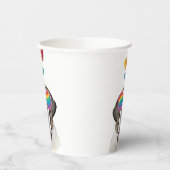 Saint Bernard Dog met harten Valentijnsdag Papieren Bekers (Links)