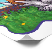 Saint Bernard Dog My Room Poster (Hoek)