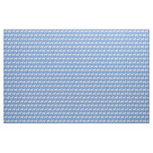 Saint Bernard Dog Silhouette Pet Light Blue Stof (Yard (91,4 cm))