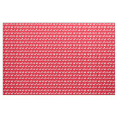 Saint Bernard Dog Silhouette Pet Red Stof (Yard (91,4 cm))