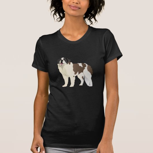 Saint Bernard Dog T-shirt (Voorkant)