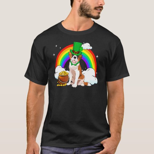 Saint Bernard Dog T-shirt (Voorkant)