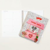 Saint Bernard Dog Valentijnsdag KissingBooth Planner (Display)