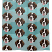 Saint Bernard Douchegordijn (Voorkant)