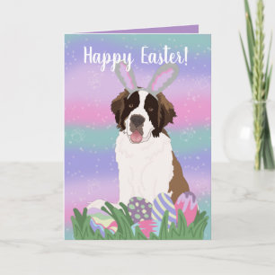 Saint Bernard Easter Kaart