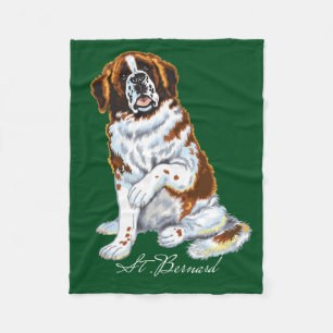 saint-bernard fleece deken