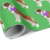 Saint Bernard Gift Wrapping Paper Cadeaupapier (Rol Hoek)