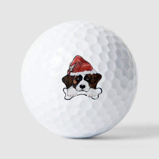 Saint Bernard  Golfballen (Voorkant)