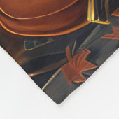 Saint Bernard Halloween Spooky Fleece Deken (Hoek)