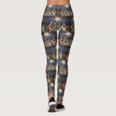 Saint Bernard Halloween Spooky Leggings (Achterkant)