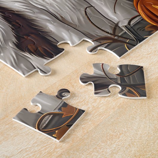 Saint Bernard Halloween Spooky Legpuzzel (Zijkant)