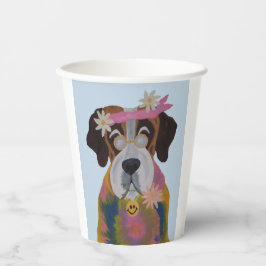 Saint Bernard Hippie Papieren Bekers