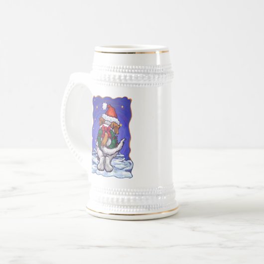 Saint Bernard Holiday Bierpul (Voorkant links)