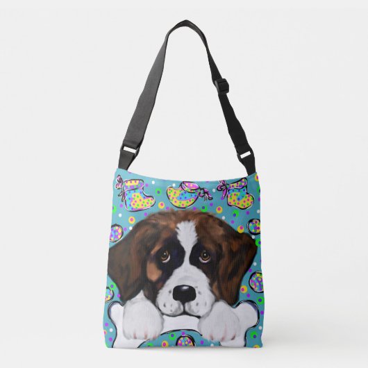 SAINT BERNARD HOND  CROSSBODY TAS (Voorkant)