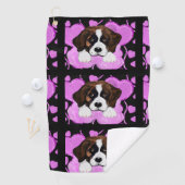 SAINT BERNARD HOND  GOLFHANDDOEK (Insitu)