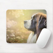 Saint Bernard Hond Huisdier Tranquil Muismat (Met muis)