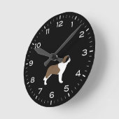 Saint Bernard Hondenras Clock Ronde Klok (Hoek)