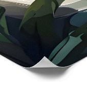 Saint Bernard In Bathtub Poster, Funny Dog Poster (Hoek)