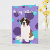  Saint Bernard Kaart (Gele Bloem)