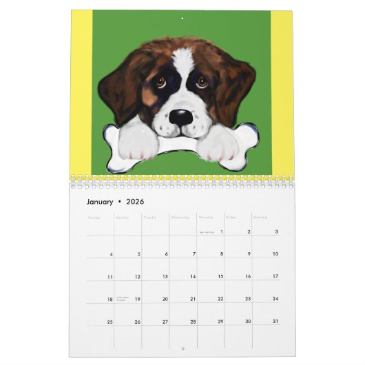 Saint Bernard Kalender (Jan 2026)