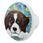 Saint Bernard Keramische Knop (Rechts)