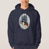 Saint Bernard kerstcadeaus Hoodie (Voorkant)