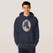 Saint Bernard kerstcadeaus Hoodie (Voorkant volledig)