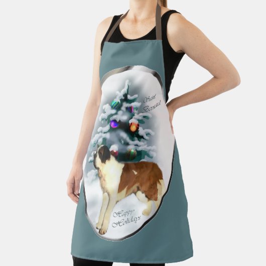Saint Bernard kerstcadeaus Schort (Insitu)