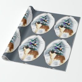 Saint Bernard Kerstmis Cadeaupapier