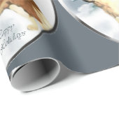 Saint Bernard Kerstmis Cadeaupapier (Rol Hoek)