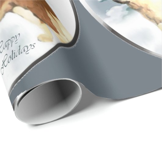 Saint Bernard Kerstmis Cadeaupapier (Rol Hoek)