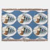 Saint Bernard Kerstmis Deken (Voorkant)