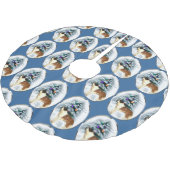 Saint Bernard Kerstmis Kerstboom Rok (Gekanteld)