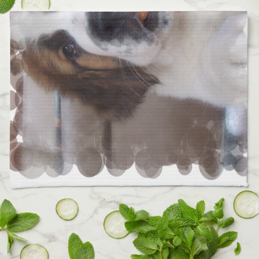 Saint Bernard Kitchen Towel Theedoek (Gevouwen)