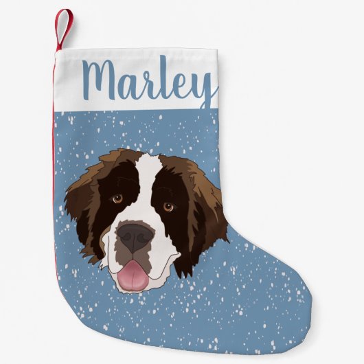 Saint Bernard Kleine Kerstsok (Voorkant)