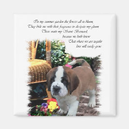 Saint Bernard Kunstgeschenken Magneet