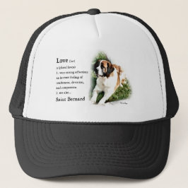 Saint Bernard Kunstgeschenken Trucker Pet