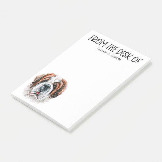 Saint Bernard liefhebber Post-it® Notes (Schuin)
