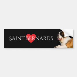 Saint Bernard Lover Bumpersticker